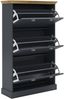 Schuhkipper >Motala< in Anthrazit - 80x132x30cm (BxHxT) Bild 4