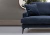 3-Sitzer-Sofa, 'Papira', 88 x 90 x 205, Marineblau Bild 2