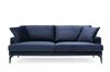 3-Sitzer-Sofa, 'Papira', 88 x 90 x 205, Marineblau Bild 5