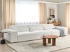3-Sitzer Sofa Bouclé cremeweiß HELLNAR Bild 3