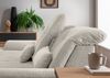 Polstergarnitur >Riordan< Schlaffunktion, Stauraum, Webstoff Corto beige - 314x104x184 (BxHxT) Bild 4