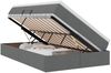 vidaXL Aufbewahrungsbett mit Matratze Dunkelgrau 120 x 190 cm 3370213 Bild 2