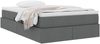 vidaXL Aufbewahrungsbett mit Matratze Dunkelgrau 120 x 190 cm 3370213 Bild 3