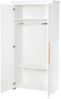 roba Kleiderschrank 'Lilo' - 2 Türen - 1 Kleiderstange - HxBxT: ca. 190 x 96 x 50 cm - Weiß Bild 4