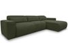 AX LIVING Wohnlandschaft mit Schlaffunktion Ruyam Eckcouch Grün R Bild 3