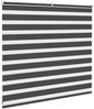 vidaXL Doppelrollo Schwarz 160x100 cm Stoffbreite 155,9 cm Polyester 4014221 Bild 4