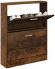 vidaXL Schuhschrank Räuchereiche 59x17x81 cm Holzwerkstoff 342539 Bild 3