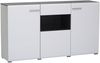 Highboard >Borca< in Opaque White - 173x96,5x41,5cm (BxHxT) Bild 4
