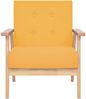 vidaXL Sessel Gelb Stoff 244657 Bild 2