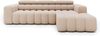 Ecksofa Ottomane rechts Chenille 289x188x78 beige KONSTANTIN Bild 2
