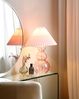 Tischlampe SENGWA Glas Rosa Bild 3