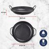 MEISTERKOCH Premium Servierpfanne 28 cm Ø | Made in Germany | Profi-Pfanne aus Schmiedeeisen induktionsgeeignet | zum Kochen auf Herd, Grill, offenem Feuer und im Ofen geeignet Bild 2