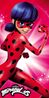 Großes Miraculous Badetuch Ladybug Running rot 75x150 cm Strandlaken Strandtuch Handtuch Duschtuch Velourstuch 100% Baumwolle Marinette Adrien Ladybug Cat Noir - Paris - passend zur Bettwäsche Bild 2