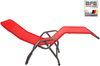 MFG 'Pool 3' Bäderliege klappbar, Textilbezug rot, 190 x 55 cm Bild 2