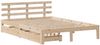 vidaXL Massivholzbett mit Schubladen 140x190 cm Kiefer 3302002 Bild 3
