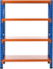 Garagenregal FIUGGI Metall 200 cm 150 cm Orange Bild 4