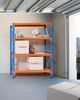 Garagenregal FIUGGI Metall 200 cm 150 cm Orange Bild 3
