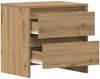 vidaXL Nachttisch 2 pcs Artisan-Eiche 45 x 34 x 44,5 cm Holzwerkstoff 863356 Bild 5