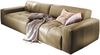 KAWOLA Big Sofa PALACE 3-Sitzer mit Sitztiefenverstellung Leder oliv 74 x 120 x 298 cm Bild 3