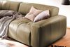 KAWOLA Big Sofa PALACE 3-Sitzer mit Sitztiefenverstellung Leder oliv 74 x 120 x 298 cm Bild 4