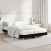 vidaXL Bettgestell Schwarz 120x190 cm Holzwerkstoff 832086 Bild 4