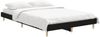 vidaXL Bettgestell Schwarz 120x190 cm Holzwerkstoff 832086 Bild 3