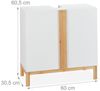 Waschbeckenunterschrank Weiß Bild 4