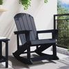 vidaXL Adirondack-Schaukelstuhl Marineblau 92 x 73,5 x 92 cm HDPE 42006626 Bild 3