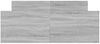 vidaXL Bettgestell mit Kopf- und Fußteil Grau Sonoma 120x190 cm 3203780 Bild 3