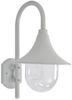 vidaXL Garten-Wandleuchte E27 42 cm Aluminium Weiß 44212 Bild 4