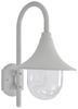 vidaXL Garten-Wandleuchte E27 42 cm Aluminium Weiß 44212 Bild 3