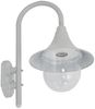 vidaXL Garten-Wandleuchte E27 42 cm Aluminium Weiß 44212 Bild 2