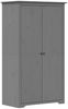 vidaXL Kleiderschrank BODO Grau 99x53,5x173 cm Massivholz Kiefer 355061 Bild 2