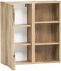 Hängeschrank >Kaprun< (B/H/T: 60x64x20 cm) in wotaneiche - 60x64x20 (BxHxT) Bild 2