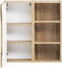 Hängeschrank >Kaprun< (B/H/T: 60x64x20 cm) in wotaneiche - 60x64x20 (BxHxT) Bild 3