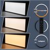 ZMH Deckenlampe LED Deckenleuchte Panel - Küchenlampe Dimmbar mit Fernbedienung Wohnzimmerlampe Flach 42W Küche Deckenbeleuchtung Lang Deckenpanel 100x25 cm für Wohnzimmer Schlafzimmer Büro Bild 2