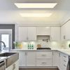 ZMH Deckenlampe LED Deckenleuchte Panel - Küchenlampe Dimmbar mit Fernbedienung Wohnzimmerlampe Flach 42W Küche Deckenbeleuchtung Lang Deckenpanel 100x25 cm für Wohnzimmer Schlafzimmer Büro Bild 4