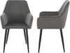 Esszimmerstuhl Hollola 6er Set Dunkelgrau [en. casa] Bild 5