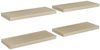 vidaXL Schwebende Wandregale 4 Stk. Eichefarben 60x23,5x3,8cm MDF 323876 Bild 2
