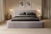 Polsterbett Doppelbett OMAHA 140x200cm in Stoff Euphoria Beige Bild 2