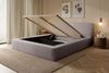 Polsterbett Doppelbett OMAHA 140x200cm in Stoff Euphoria Beige Bild 3