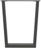 vidaXL Esstisch Beine V-Form 2 Stück Anthrazit 70x(72-73,3) cm Stahl 4012646 Bild 3