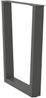 vidaXL Esstisch Beine V-Form 2 Stück Anthrazit 70x(72-73,3) cm Stahl 4012646 Bild 4