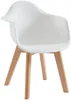 Vente-unique - POUPINETTE Stuhl Plastik Weiß - B 41,5 cm x H 57 cm x L 41,5 cm Bild 4