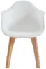 Vente-unique - POUPINETTE Stuhl Plastik Weiß - B 41,5 cm x H 57 cm x L 41,5 cm Bild 3