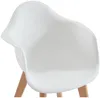 Vente-unique - POUPINETTE Stuhl Plastik Weiß - B 41,5 cm x H 57 cm x L 41,5 cm Bild 5