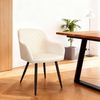 ALBATROS Esszimmerstühle 2er Set SALO, Beige - Modern und Stilvoll, bequemer Polsterstuhl - Eleganter Küchenstuhl, Stuhl Esszimmer oder Esstisch Stuhl im Retro-Look Bild 2