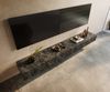 Lowboard Cuor 250 cm Keramik Emperador Extra Lucidato Dunkelbraun 1 Klappe 1 Schubfach Schwebend Bild 4