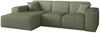 Ecksofa Designersofa CELES PREMIUM in Stoff Scala Forest Ottomane Links Bild 2