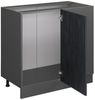 Eckunterschrank R-Line Schwarz Beton 86 cm ohne Arbeitsplatte Vicco Bild 3